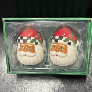 NWT’s Granville Santa Claus head Salt and Pepper Shakers